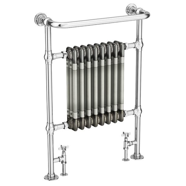 Chatsworth Savoy Raw Metal (Lacquered) Traditional Heated Towel Rail - Image 5