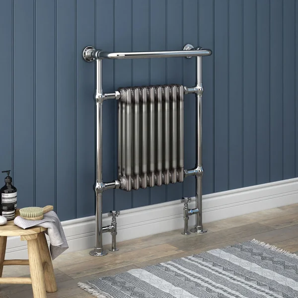Chatsworth Savoy Raw Metal (Lacquered) Traditional Heated Towel Rail