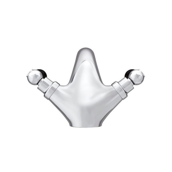 Chatsworth 1928 Traditional Black Lever Mono Basin Mixer Tap - Image 2