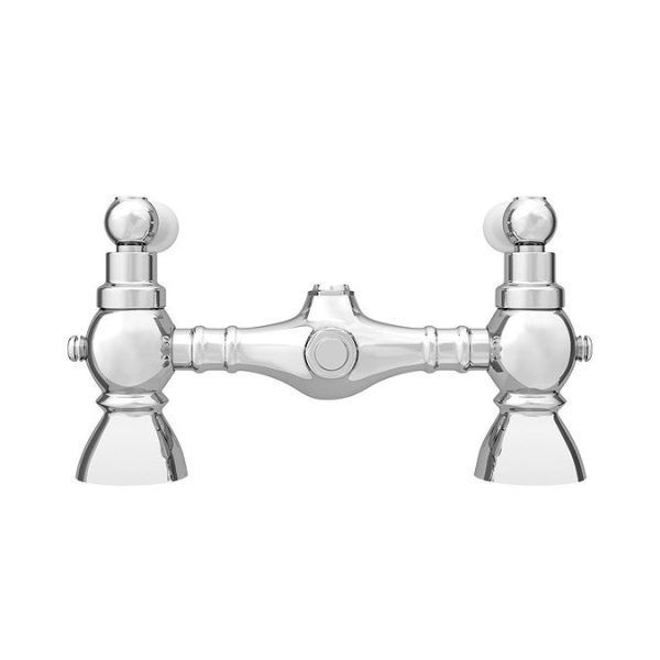 Chatsworth 1928 Traditional White Lever Bath Filler Tap - Image 2