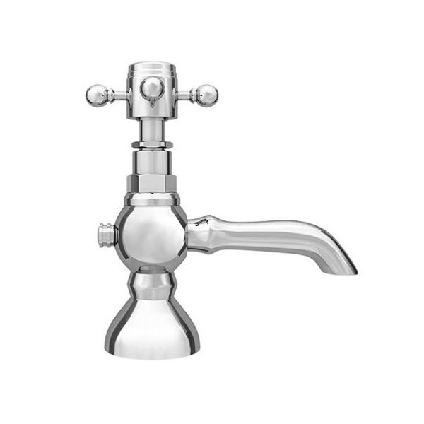 Chatsworth 1928 Traditional 5 Inch Spout Crosshead Pillar Basin Taps - Image 8