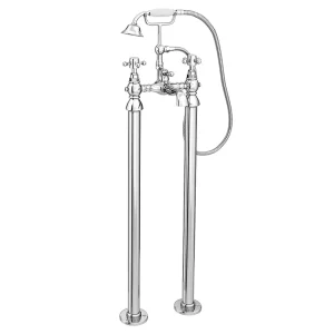 Chatsworth 1928 Traditional Crosshead Freestanding Bath Shower Mixer Tap