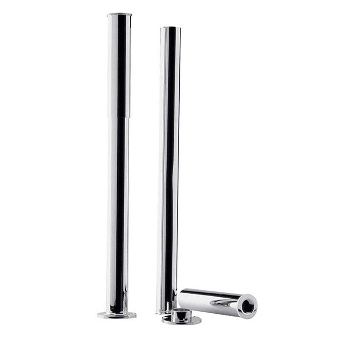 Chatsworth 1928 Traditional Bath Shower Mixer Tap with Adjustable Shrouds for Roll Top Baths - Image 2