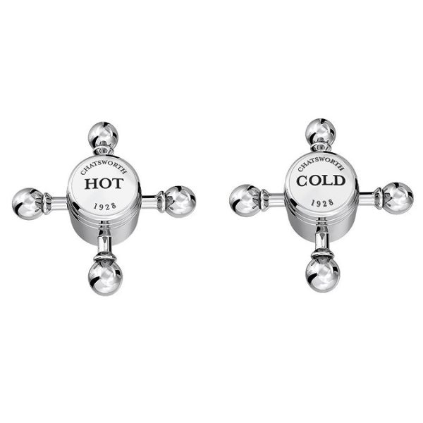 Chatsworth 1928 Traditional Crosshead Mono Basin Mixer Tap - Image 4