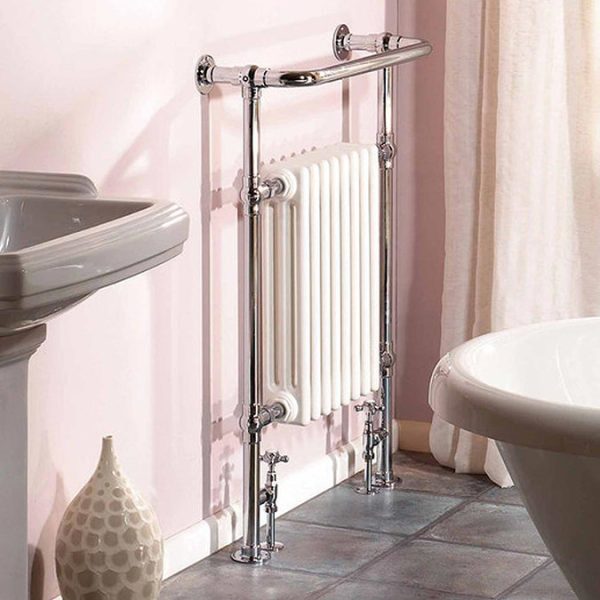 Hudson Reed Traditional Marquis Heated Towel Rail   Chrome - Image 2