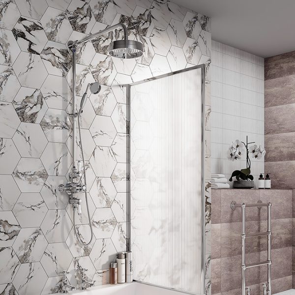 Trafalgar Triple Exposed Thermostatic Shower Valve + Luxury Rigid Riser Kit - Image 6