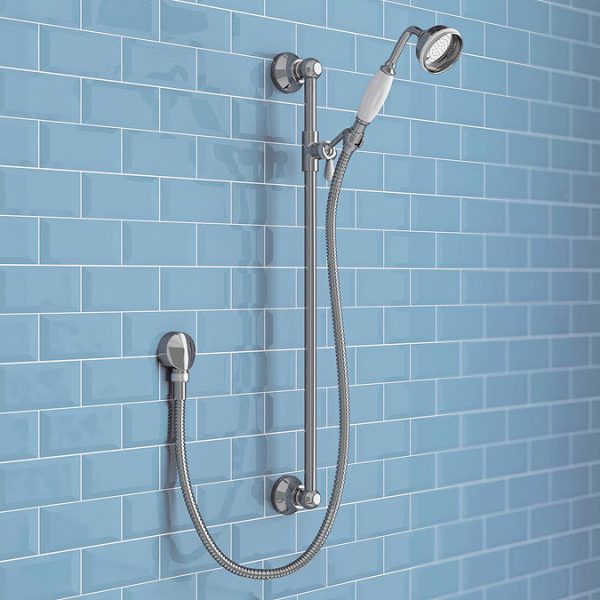 Trafalgar Concealed Individual Stop Tap + Thermostatic Control Valve with with Slider Rail Kit - Image 3