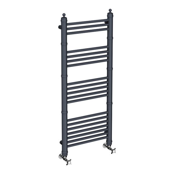 Keswick Anthracite Traditional 500 x 1200mm Heated Towel Rail - Image 5