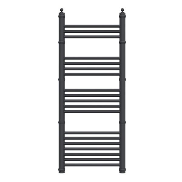 Keswick Anthracite Traditional 500 x 1200mm Heated Towel Rail - Image 4