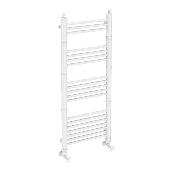Keswick White Traditional 500 x 1200mm Heated Towel Rail - Image 3