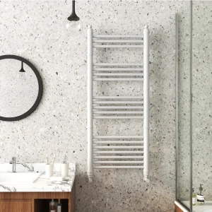 Keswick White Traditional 500 x 1200mm Heated Towel Rail