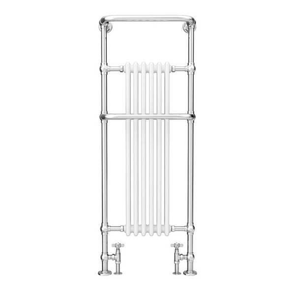 Dartford Traditional Floor Mounted Heated Towel Rail Radiator - Image 2