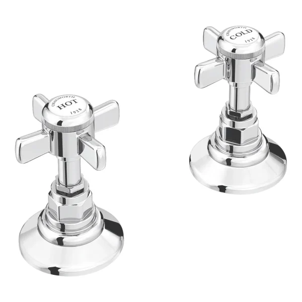 Chatsworth Traditional 3/4" Deck Bath Side Valves (Pair)