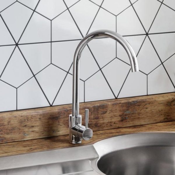 Rangemaster Aquatrend Single Lever Chrome Kitchen Mixer Tap - Image 2