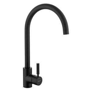 Rangemaster Aquatrend Single Lever Kitchen Mixer Tap   Matt Black