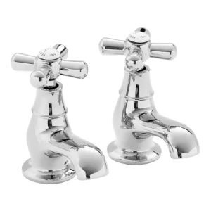 Heritage   Ryde Bath Pillar Taps   Chrome