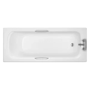 Trojan Granada II 2TH Acrylic Anti Slip Bath with Twin Grip