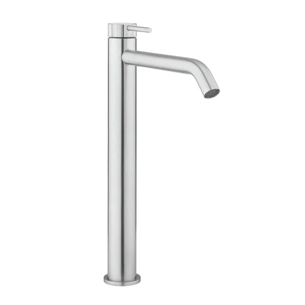Crosswater 3ONE6 Stainless Steel Tall Mono Basin Mixer Tap