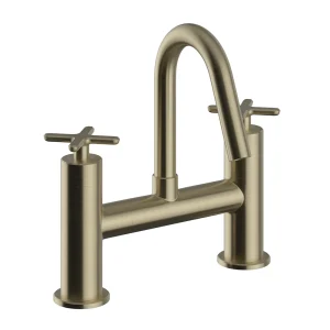 Heritage Salcombe Bath Filler   Brushed Brass