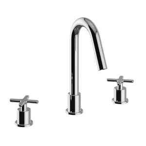 Heritage Salcombe 3 Taphole Basin Mixer   Chrome