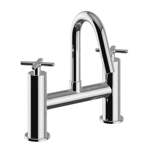 Heritage Salcombe Bath Filler   Chrome