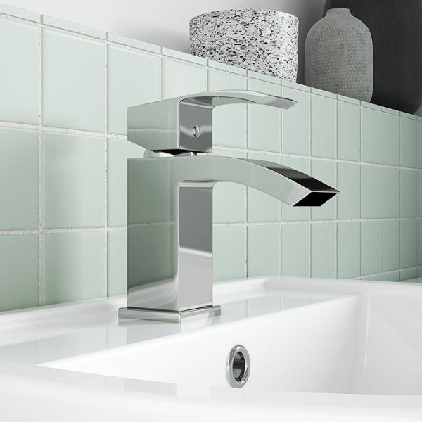 Nuie Vibe Midi Single Lever Mono Basin Mixer inc. Waste - Image 2