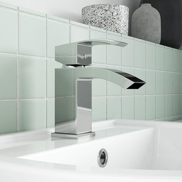 Nuie Vibe Cloakroom Mini Basin Mixer Tap inc. Waste - Image 2