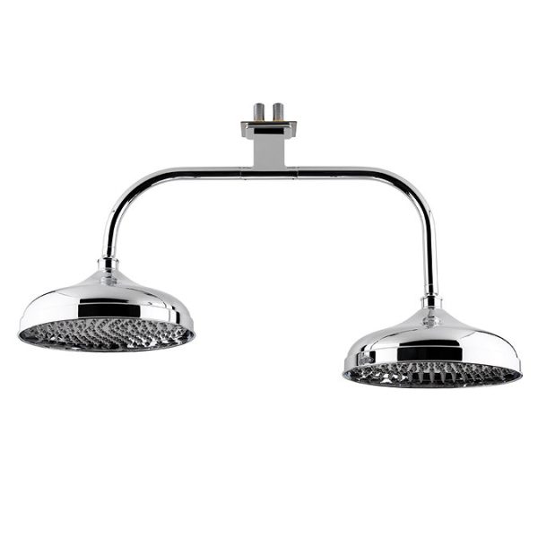 Trafalgar Traditional Dual Shower Heads with Concealed Valve - Image 4