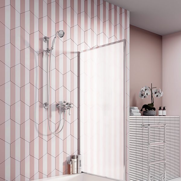 Trafalgar Traditional Dual Exposed Thermostatic Shower Valve with Slider Rail Kit - Image 2