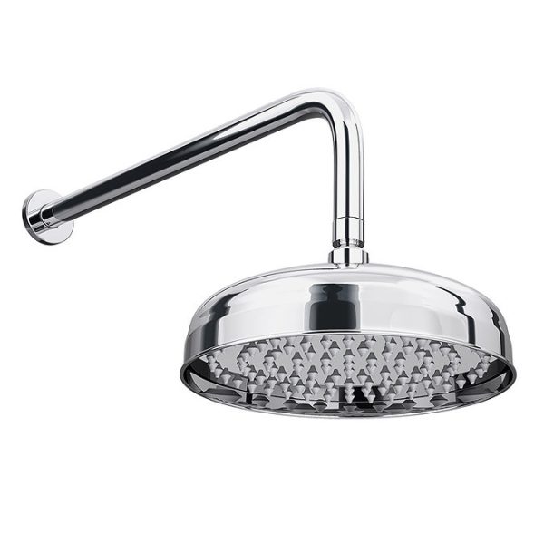 Trafalgar Traditional Twin Concealed Thermostatic Shower Valve incl. 8" Apron Fixed Head - Image 4