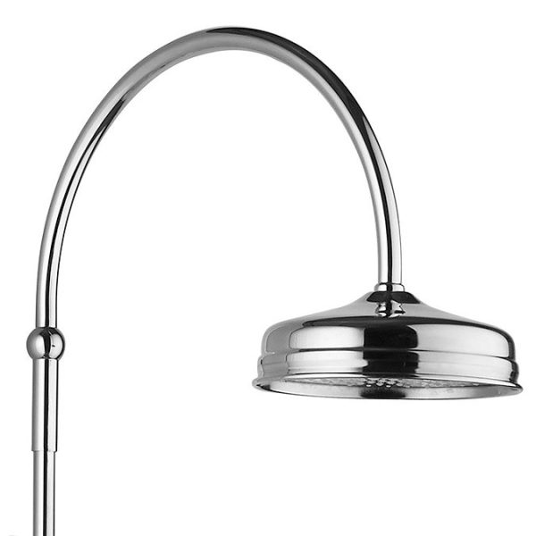 Trafalgar Traditional Deluxe Exposed Shower Chrome - Image 4