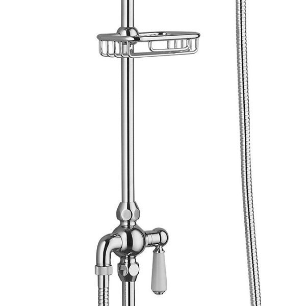 Trafalgar Traditional Deluxe Exposed Shower Chrome - Image 6