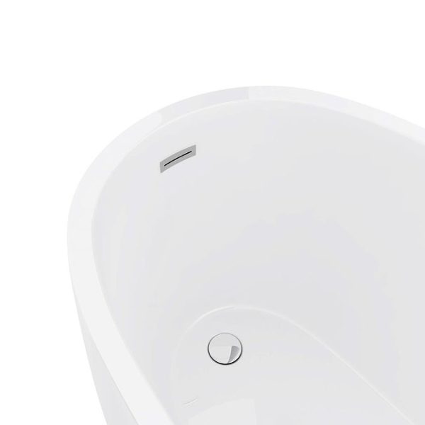 Toreno 1520 Small Modern Slipper Free Standing Bath - Image 3