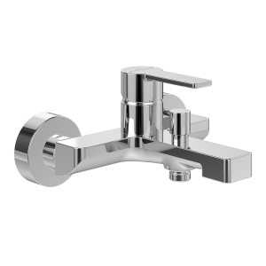 Villeroy and Boch Architectura Wall Mounted Bath Shower Mixer   Chrome