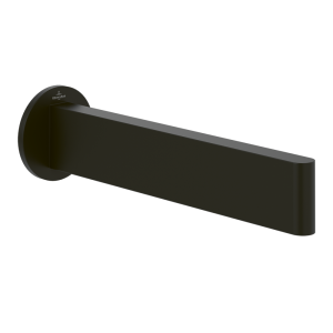 Villeroy and Boch Dawn Slim Wall Mounted Bath Spout   Matt Black