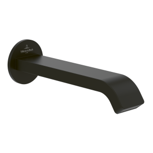 Villeroy and Boch Dawn Wall Mounted Bath Spout   Matt Black