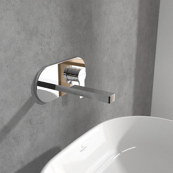 Villeroy and Boch Architectura Wall Mounted Single Lever Basin Mixer   Chrome - Image 3
