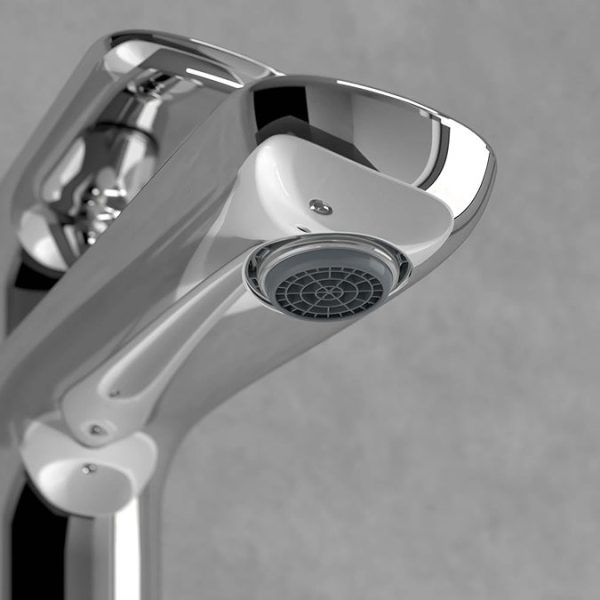 Villeroy and Boch O.Novo Cold Start Single Lever Basin Mixer with Pop Up Waste   Chrome - Image 3