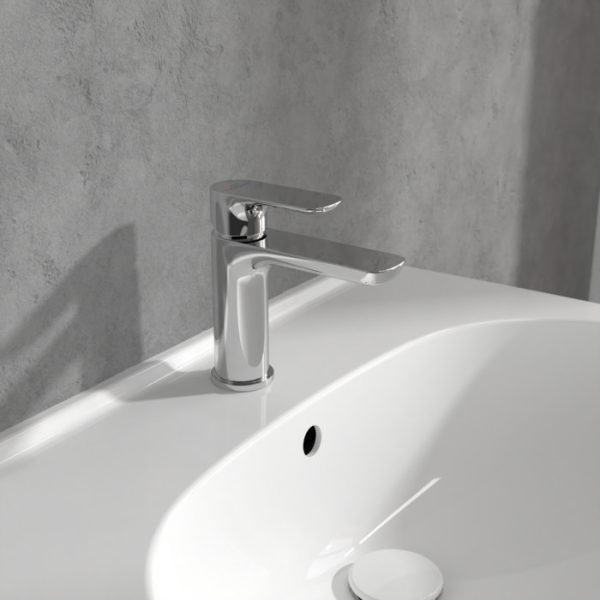 Villeroy and Boch O.novo Single Lever Basin Mixer   Chrome - Image 3
