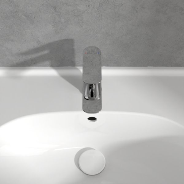 Villeroy and Boch O.novo Single Lever Basin Mixer   Chrome - Image 6