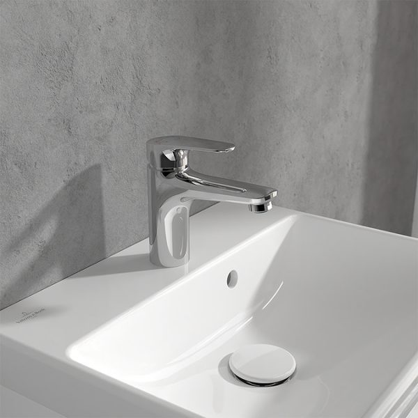 Villeroy and Boch O.novo Start Single Lever Basin Mixer   Chrome - Image 4