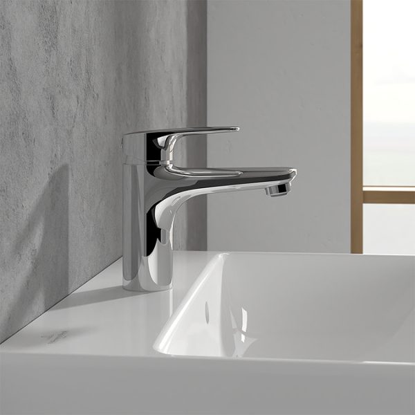 Villeroy and Boch O.novo Start Single Lever Basin Mixer   Chrome - Image 5