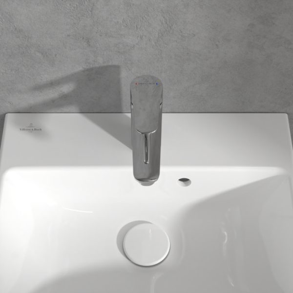 Villeroy and Boch O.novo Start Single Lever Basin Mixer   Chrome - Image 2