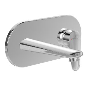 Villeroy and Boch O.novo Start Wall Mounted Single Lever Basin Mixer   Chrome