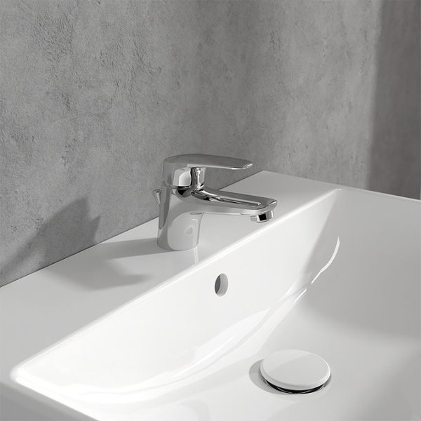 Villeroy and Boch O.novo Start Mini Single Lever Basin Mixer with Pop up Waste   Chrome - Image 3