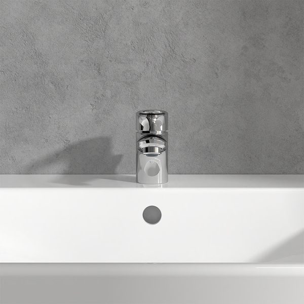 Villeroy and Boch O.novo Start Mini Single Lever Basin Mixer with Pop up Waste   Chrome - Image 2