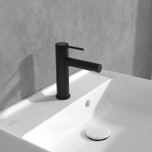 Villeroy and Boch Elements Loop & Friends Basin Mixer with Pop up Waste   Matt Black - Image 2