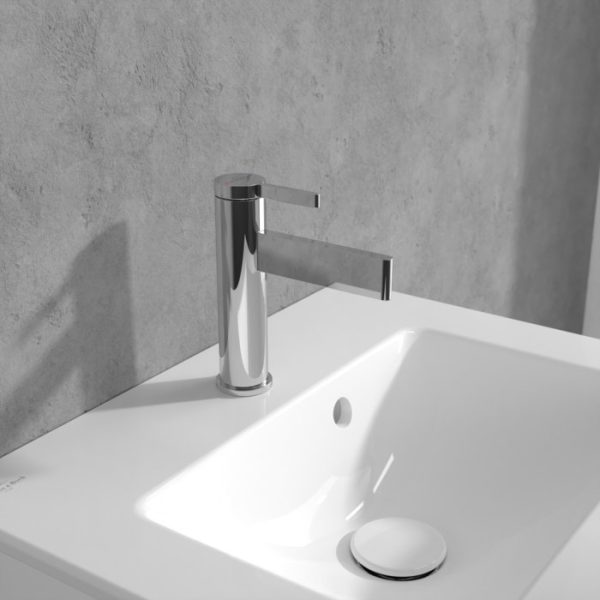 Villeroy and Boch Dawn Slim Single Lever Basin Mixer   Chrome - Image 3
