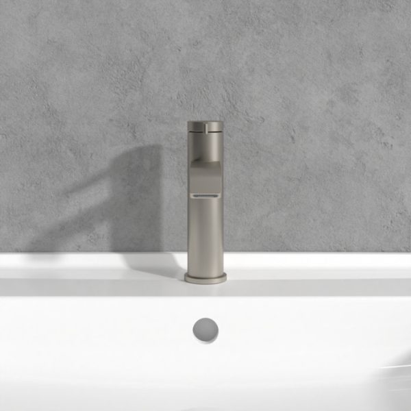 Villeroy and Boch Dawn Single Lever Basin Mixer   Brushed Nickel Matt - Image 2