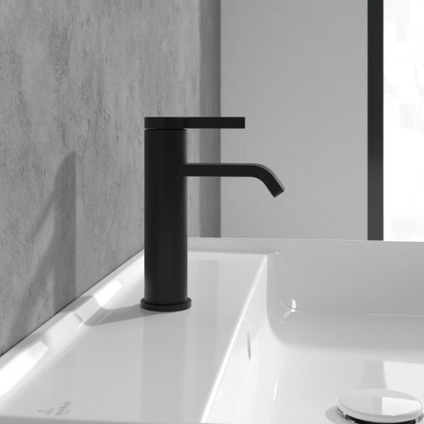 Villeroy and Boch Dawn Single Lever Basin Mixer   Matt Black - Image 4